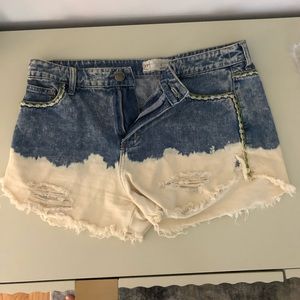 Free People Jean Shorts